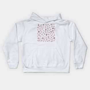 Coffee pattern Kids Hoodie